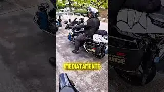 The Biker Just Wanted To Ask A Question, But Ended Up Surrounded By Police.