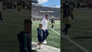 Marcus Freeman is the goat. #shorts #notredame