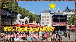 Köln / Cologne CSD - Wochenende Samstag 20.07.2024 Altstadt [4K] Walk