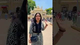 We visited Mysore Palace 🏰😍 
