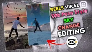 Sahrukh khan ok reels new trend video editing|Reels new  Sky Change video editing|Capcut Pro edit