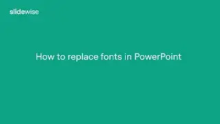 How to replace fonts in PowerPoint