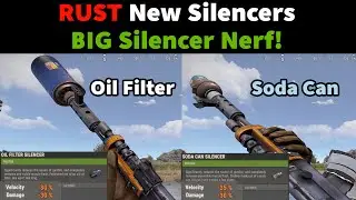 Rust New Silencers Soda Can & Oil Filter (Big Nerf)