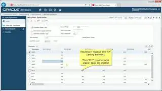 Accessing Time Series ATP Inquiry - JDE E1 92 - Requirements Planning