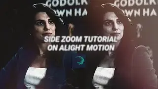 Side zoom tutorial on Alight Motion