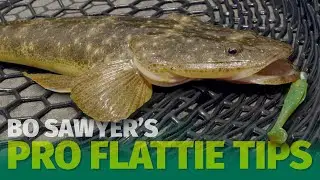 How to Catch Flathead on Soft Plastics - Fishing with Bo Sawyer - Tips & Techniques