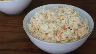 Achieve restaurant-quality coleslaw at home with this easy technique