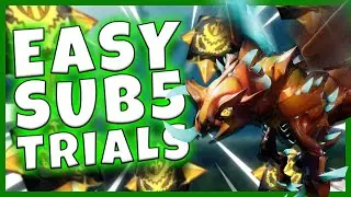 Dauntless Kharabak trials - EASIEST sub 5 build and guide