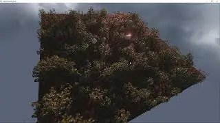 OpenGL - instancing - wind test 02