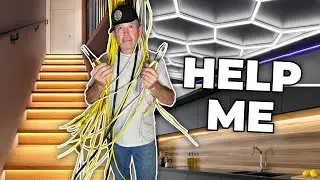 My Son's INSANE Lighting Plan Has Me NECK DEEP In Wire...