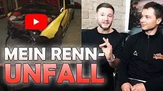 Racing driver reacts to my racing accident | YouTuber | inscopelifestyle