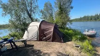 Отдых на реке. Рыбалка…