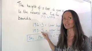 The Maths Prof: Upper and Lower Bounds