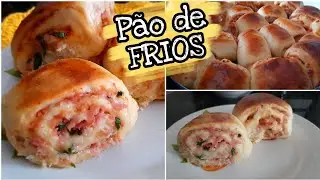 PÃOZINHO RECHEADO COM FRIOS MAIS FÁCIL DO MUNDO | PÃO DE FRIOS
