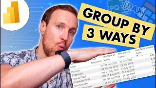 3 EASY Ways to GROUP BY in Power BI | Power Query, DAX & Table Visual