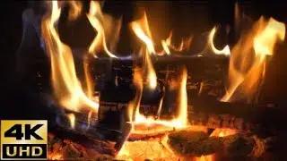 Clear Fire Sound | Fireplace | 4K UHD 50p | No loop