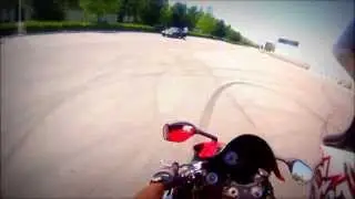wheelie practice with gopro