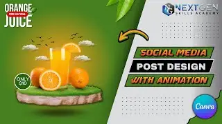 How To Create Social Media Post Design With Animation - Canva Tutorial