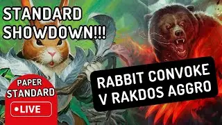 Heartfire Hero IS Top Tier!!||⚫🔴Rakdos Aggro v ⚪🟢 Rabbit Convoke || Paper Standard Live S2 EP 3