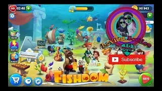 Fishdom Level 5871 - 5875 - Aquarium Music Room - World Art Works - Gameplay