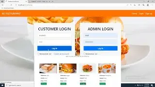 Online Food Ordering and Delivery System | With full database, PHP, CSS, MsQL, JS.