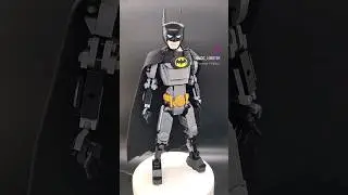 Batman (Grey Edition) instructions available on Rebrickable.com! #lego #legomoc #batman #legobatman