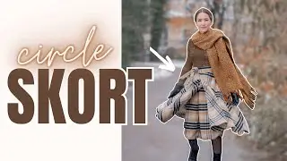 MAKING A CIRCLE SKORT! (+pattern!) - THISISKACHI DIY