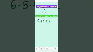 Factorials for beginners #math #mathshorts #factorials #multiplication