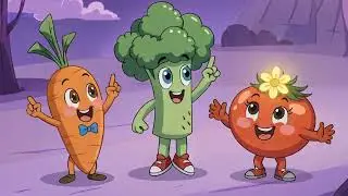Kids Favorite Song 🌟 Twinkle Twinkle Little Star | Cute Veggie Animation