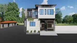 Modern latest Elevation Design | Corner plot House Design | 6 Marla house Design