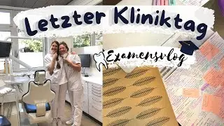Examensvlog: Letzter Kliniktag und Lernen im Examen 📚🎓