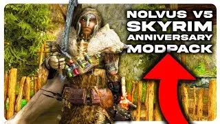 Nolvus V5 Skyrim Anniversary Modpack - Deep Dark Elf Gameplay