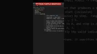 Best Python Turtle graphics || Tutorial of python graphics. || 