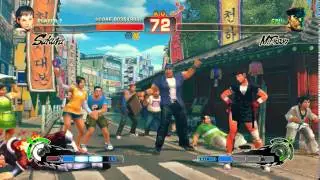 USF4 Local Casuals #3 - Sakura vs M. Bison