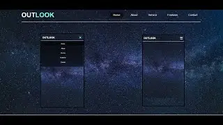 Responsive Navigation Bar CSS and HTML | Website Design