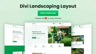 Divi Landscaping Layout by DiviFlash [FREE DOWNLOAD]