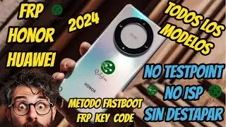 Quitar cuenta Google FRP Honor 90/lite/x6/x6s/x6a/x8a/x7a/x5/ etc || Todos los modelos sin ISP 2024