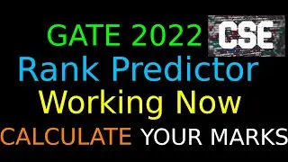 GATE 2022 RANK PREDICTOR WORKING NOW | GATE 2022 RESPONSE SHEET | CALCULATE YOUR GATE MARKS