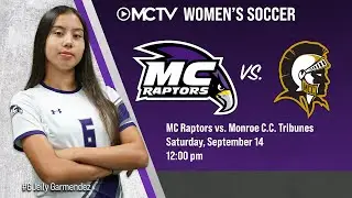 Montgomery College Raptors Women's Soccer vs. Monroe Community College Tribunes