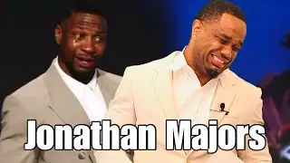 Jonathan Majors breaks down in tears for Megan Good at the Hollywood Impact Awards!