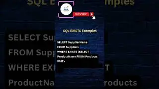 SQL Exists Keyword most used keyword in SQL 