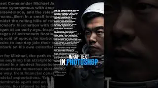 Wrap Text Around Image in Photoshop Tutorial