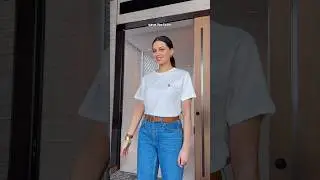 How to fix loose pants with a belt 👖🤍 Create a chic fit & upgrade your style today ✨ 