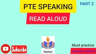 Read aloud pte speaking