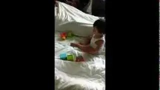 Zacs Awesome trick at 12 months