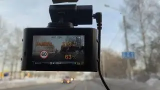 Daocam Сombo WiFi 2CH - работа радар-детектора (камера в спину на 60)