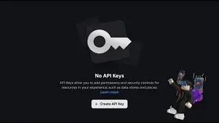 How to create API key in roblox | By RG?!OP