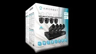 Amcrest 1080p HDCVI 8CH Video Security System DVR Unboxing