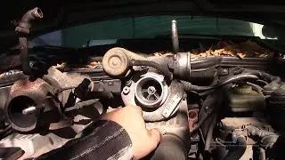 BMW E36 325TDS Turbocharger Replacement TD04 1-G5 with GARRET M51D25