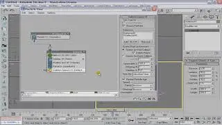 How to use max particle view and script for raindrop project in 3ds max (part 02)